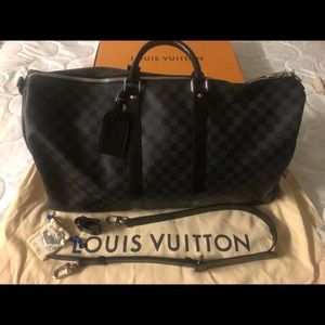 Authentic Louis Vuitton KEEPALL BANDOULIÈRE 55